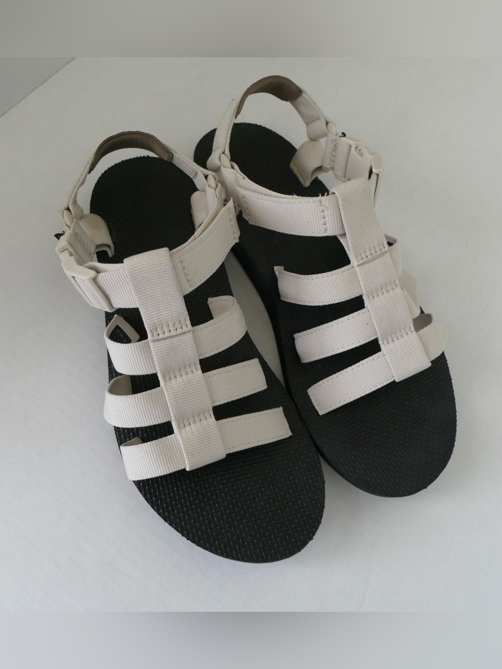 Teva Original Universal Women’s Cream Outdoor Hiking Sport Sandals Size 9 - Picture 2 of 6